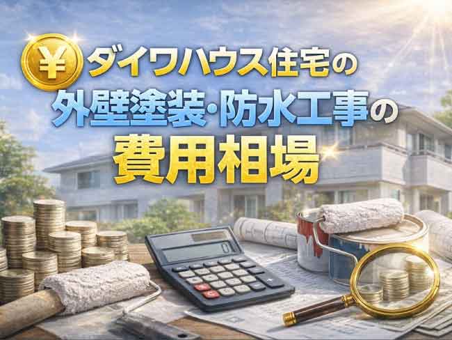 ダイワハウス住宅の外壁塗装・防水工事の費用相場
