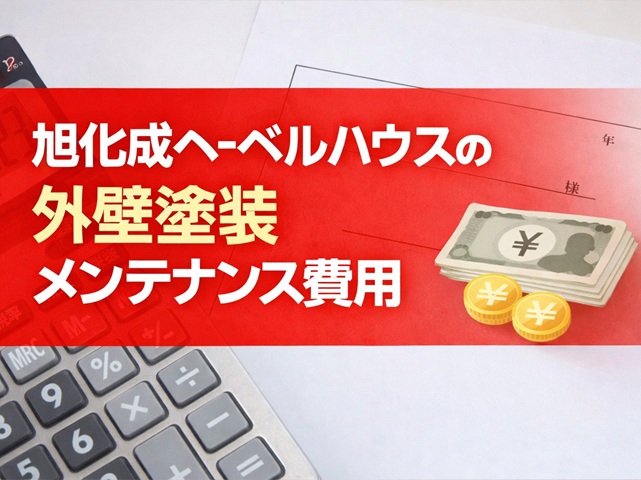 旭化成へーベルハウスの外壁塗装メンテナンス費用