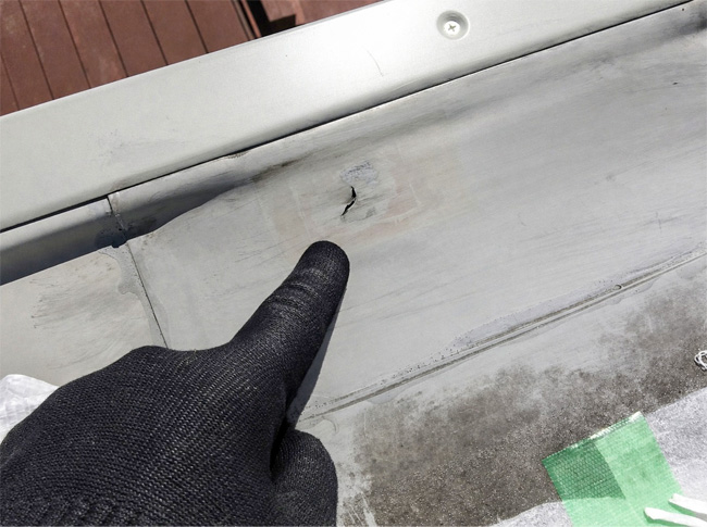 防水シート・ジョイント部の劣化補修