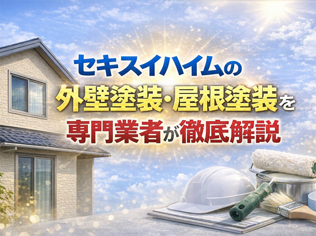 セキスイハイムの外壁塗装・屋根塗装を専門業者が徹底解説