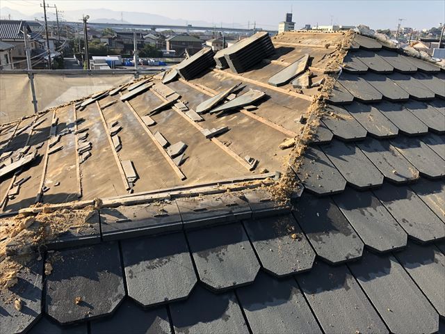 小山町の屋根葺き替え工事