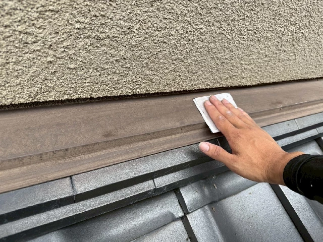 付帯部塗装工事
