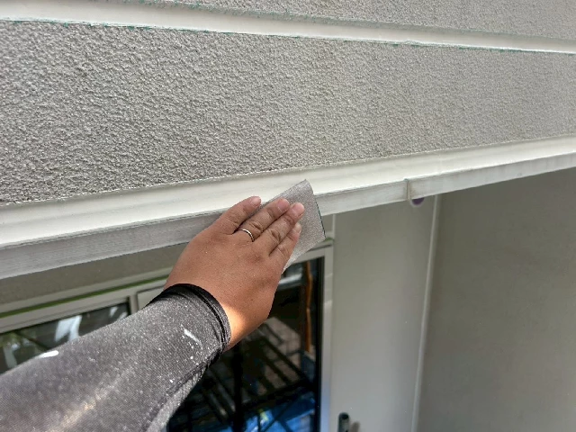 付帯部塗装工事