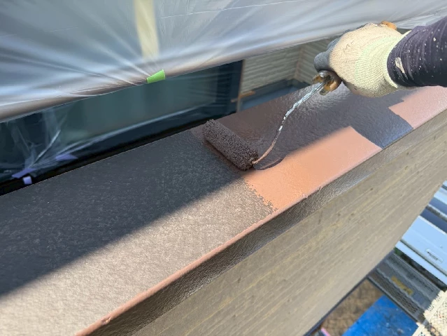 付帯部塗装工事