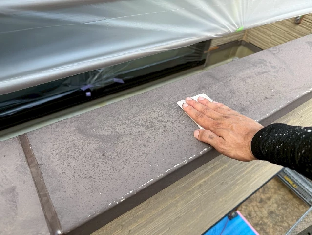 付帯部塗装工事