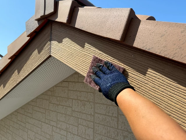 付帯部塗装工事