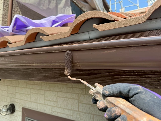 付帯部塗装工事