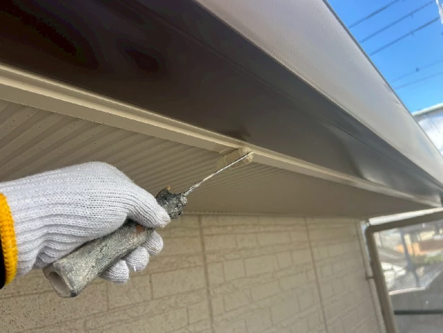 付帯部塗装工事