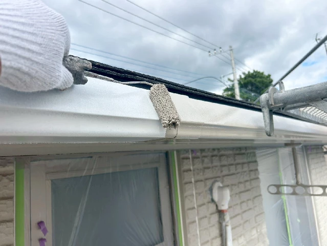 付帯部塗装工事