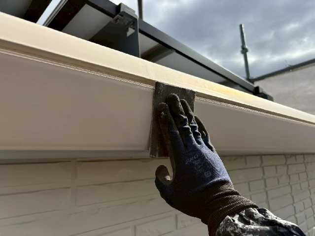 付帯部塗装工事