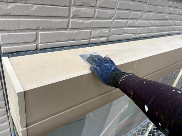 付帯部塗装工事