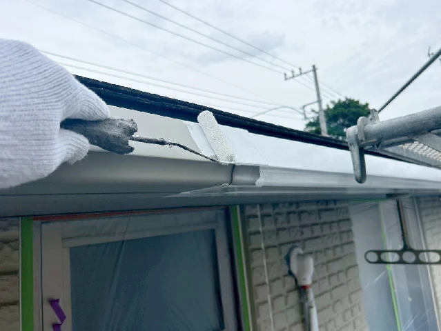 付帯部塗装工事