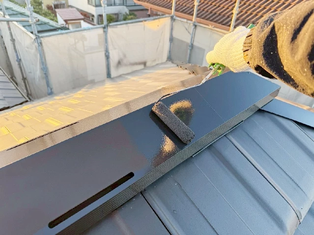 付帯部塗装工事