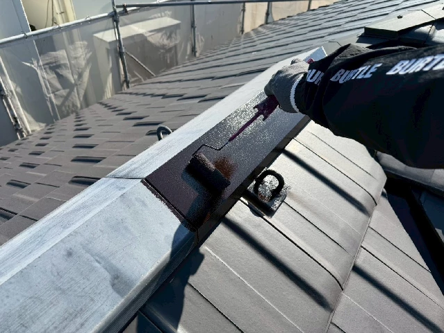 付帯部塗装工事