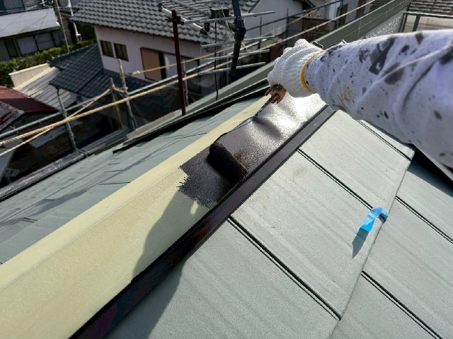 付帯部塗装工事