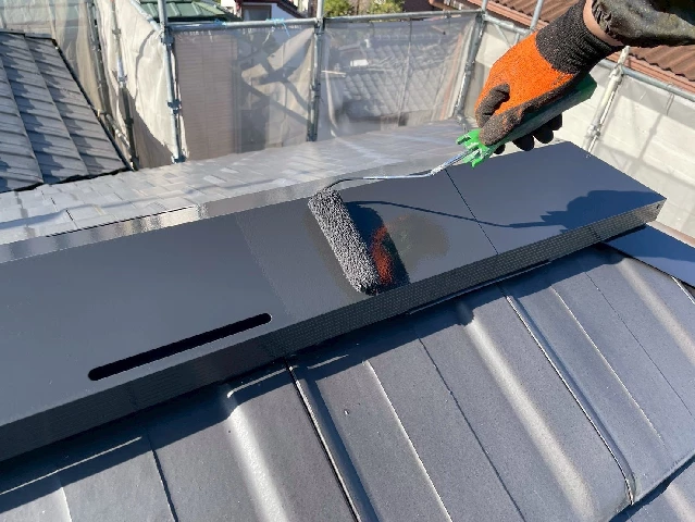 付帯部塗装工事