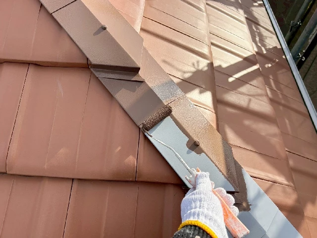 付帯部塗装工事