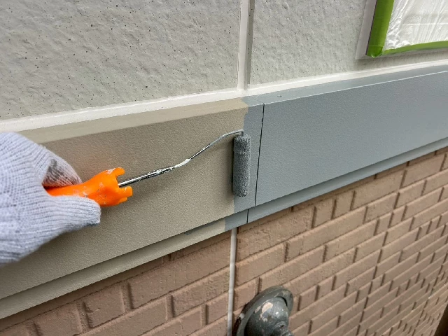 付帯部塗装工事