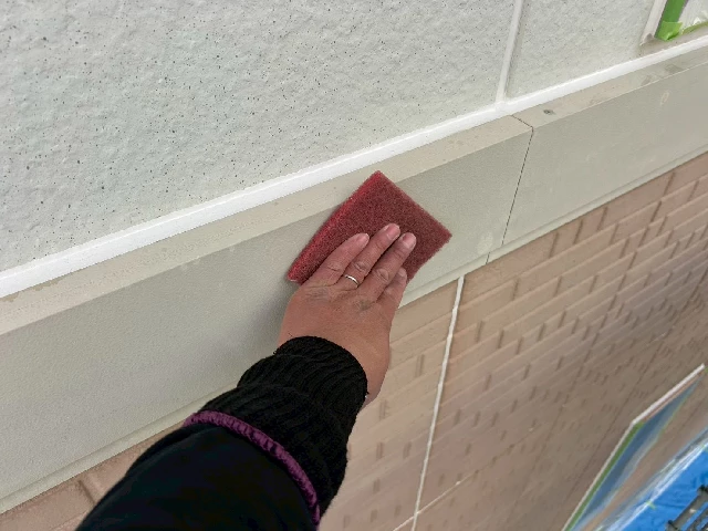 付帯部塗装工事