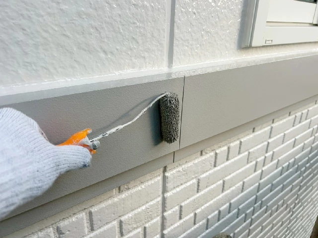 付帯部塗装工事