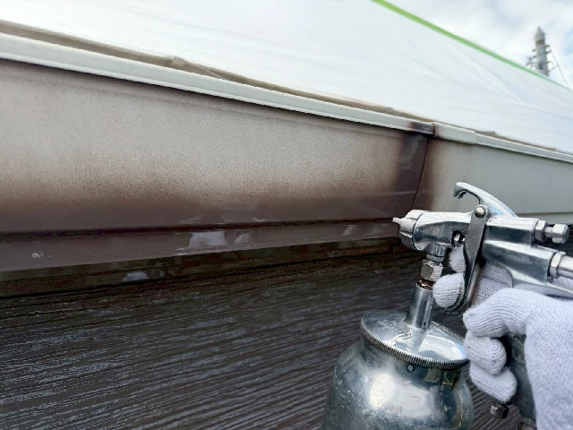 付帯部塗装工事