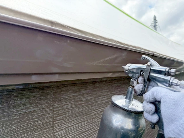 付帯部塗装工事