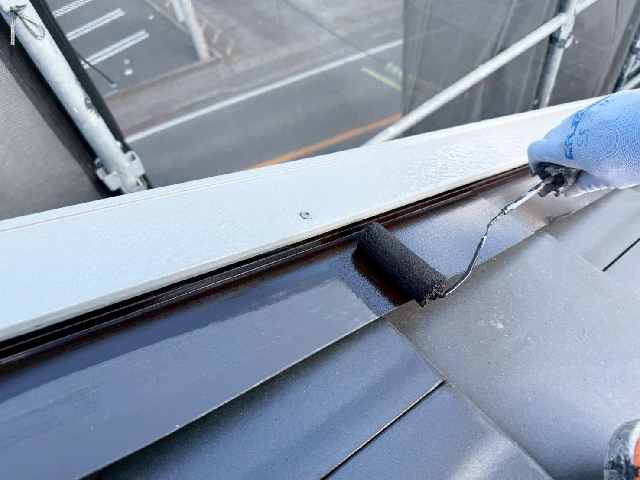 付帯部塗装工事