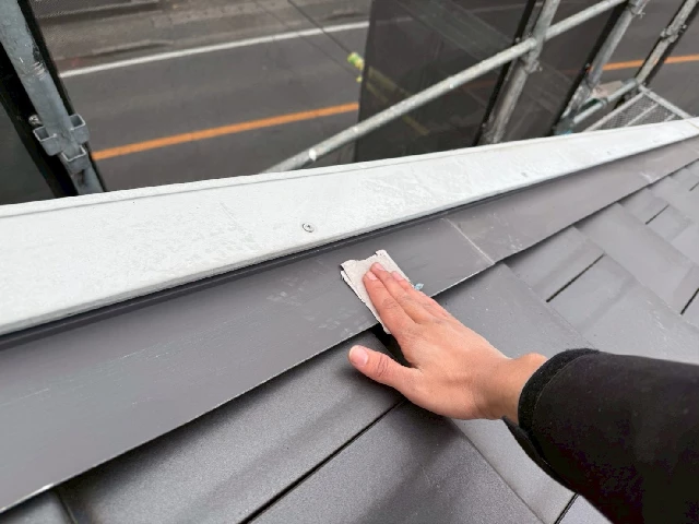 付帯部塗装工事