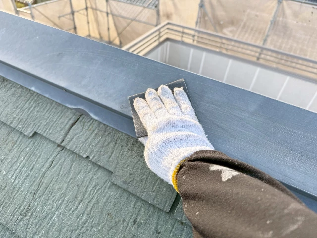 付帯部塗装工事