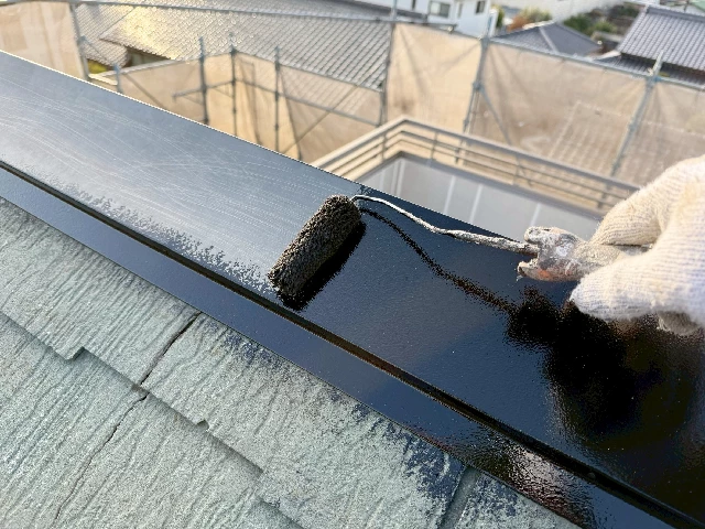 付帯部塗装工事