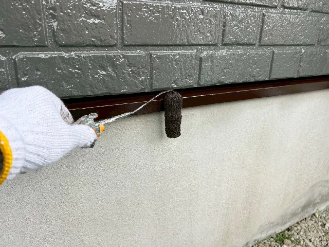 付帯部塗装工事