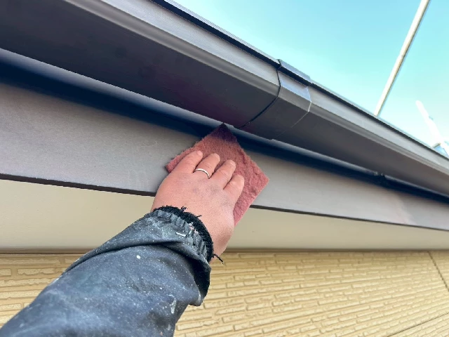 付帯部塗装工事