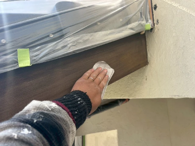付帯部塗装工事