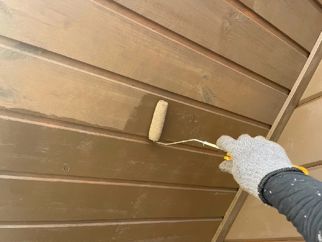 付帯部塗装工事